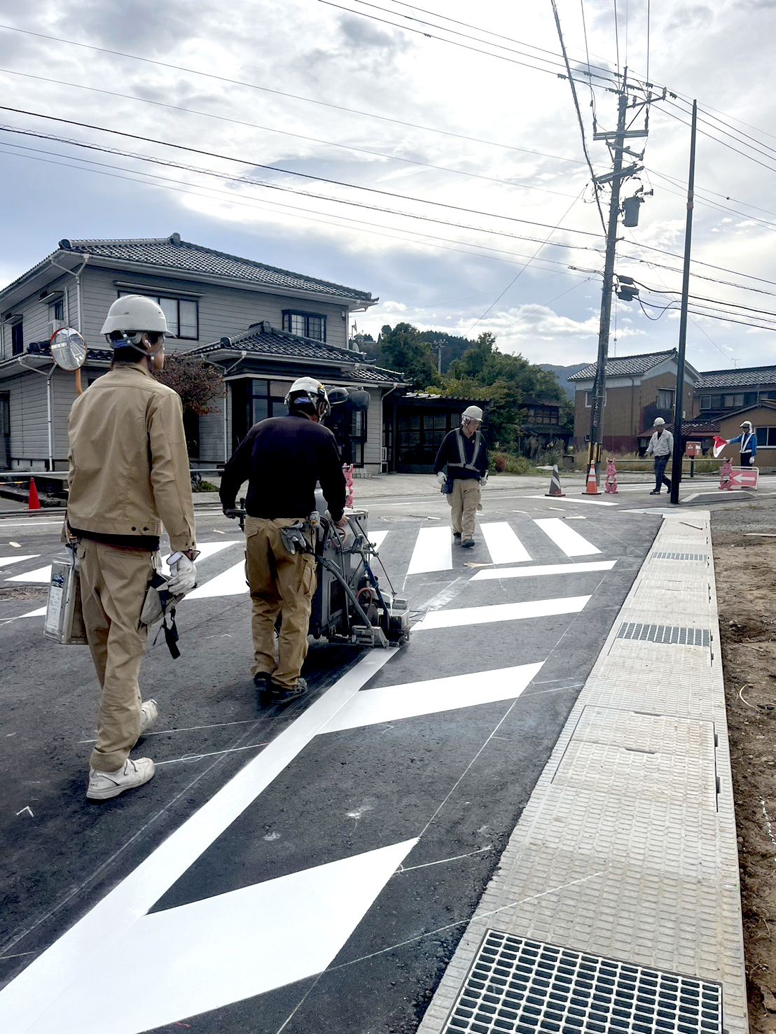 一般県道舟見入膳線県単独道路改良フレッシュアップ交差点改良工事